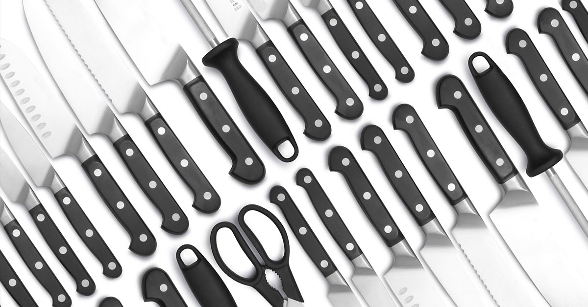Kitchen knives inspection in China