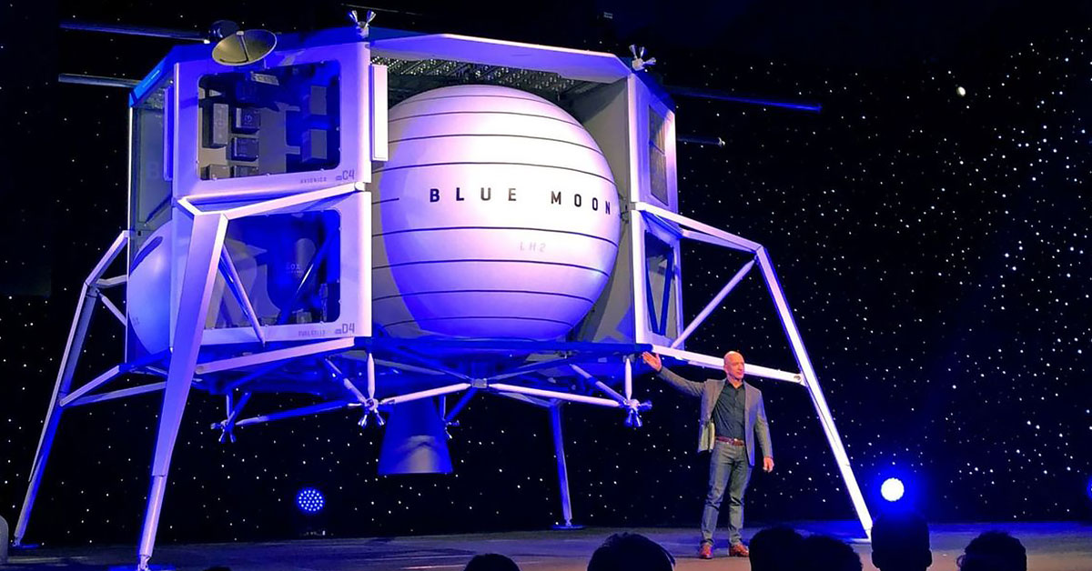 Jeff Bezos unveils plans to send a spaceship to the moon