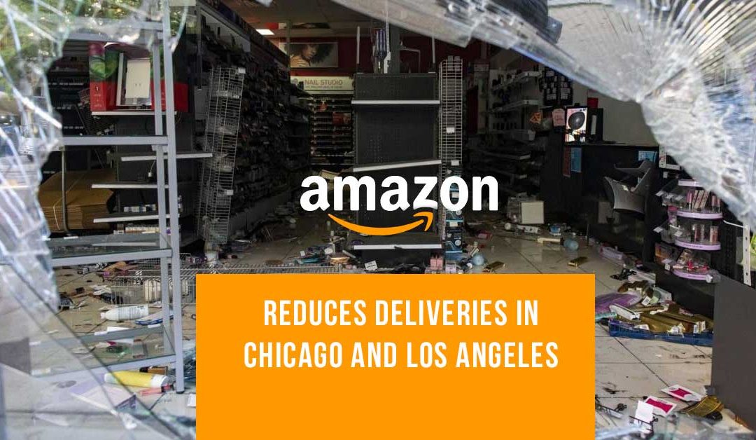 Amazon stops deliveries in some cities amid raging protests in the US